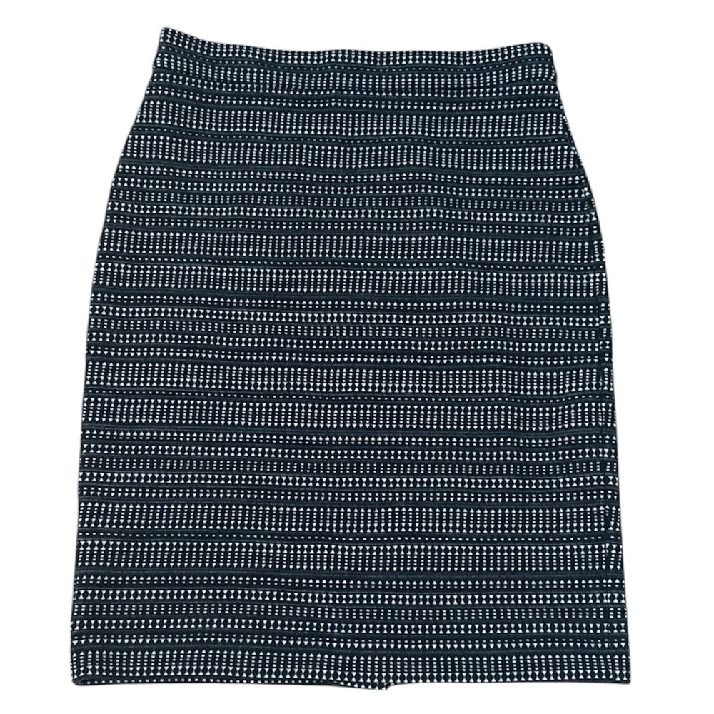 Banana Republic Black and White stretch pencil skirt